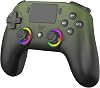 Subsonic - Wireless Controller for PS5 with Programmable Paddles and LEDs, Vibration and Touch Function - PS5 Controller Green