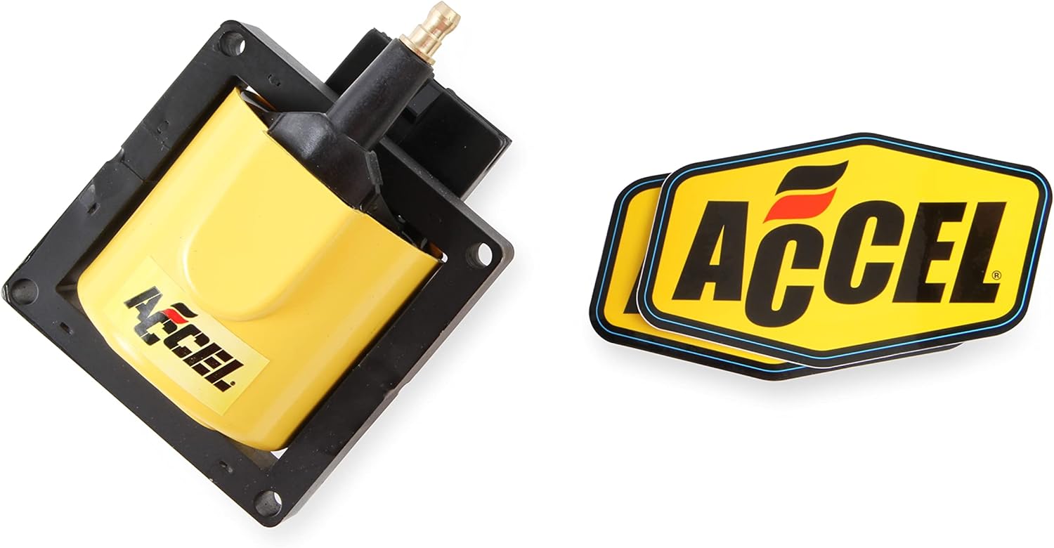 ACCEL 140012 SuperCoil Ignition Coil - Yellow - Individual