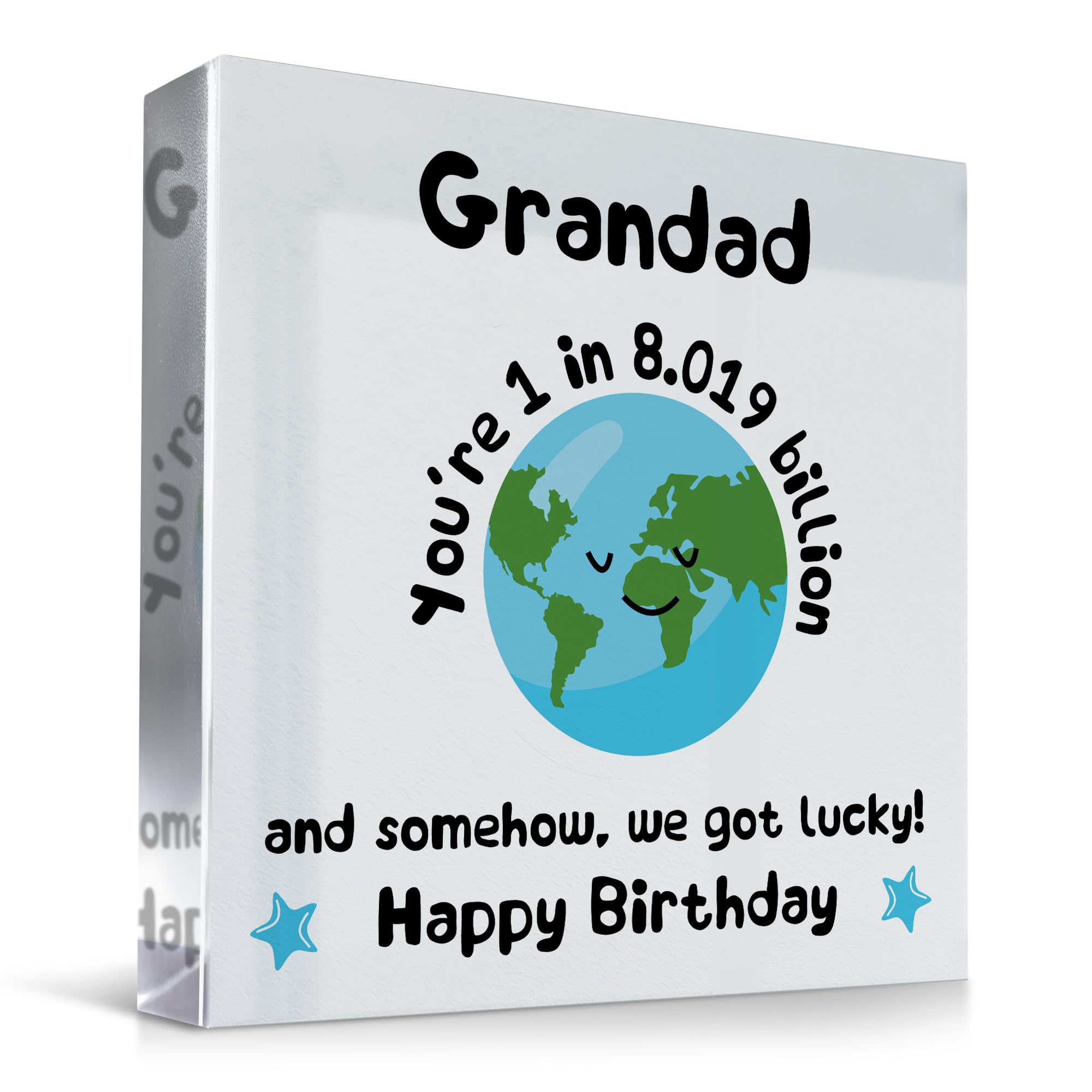 Red Ocean Gift For Grandad Birthday, One In A Billion Grandad Gift, Thank You Gift For Grandad, Grandad Birthday Gift, Gifts For Him, Grandparent Gifts From Granddaughter Grandson