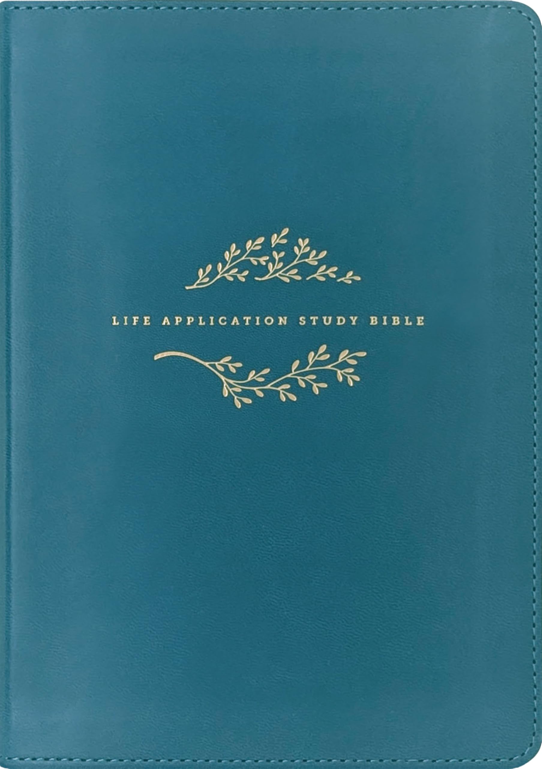 NLT Life Application Study Bible, Third Edition, Large Print (Leatherlike, Teal Blue): New Living Translation, Teal Blue, Leatherlike, Red Letter