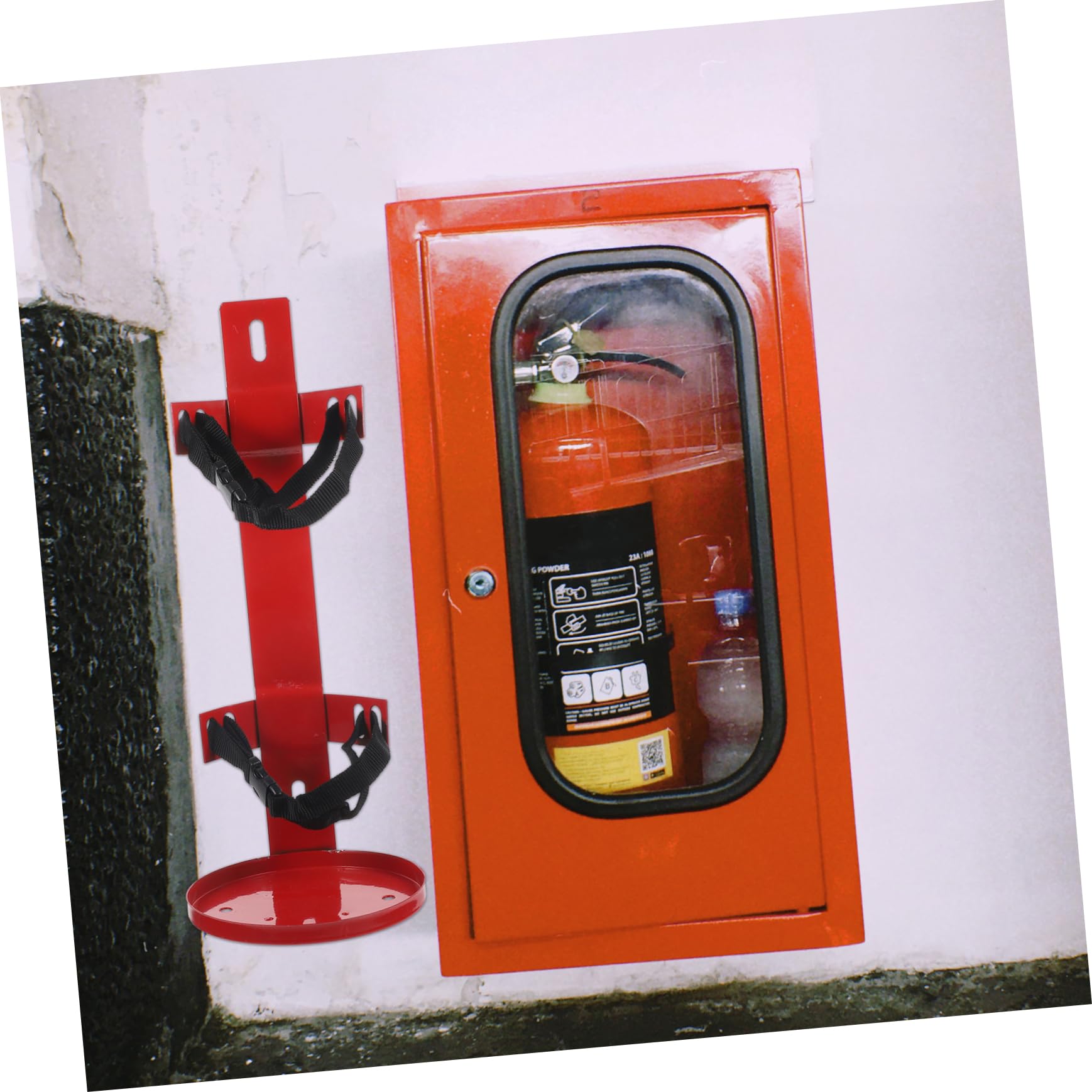 Soporte De Poliéster Para Extintor De Incendios De Coche Con Soporte Para Extintor De Incendios Soporte De Pared Para Extintor De Incendios Colgador Universal Montaje En Pared