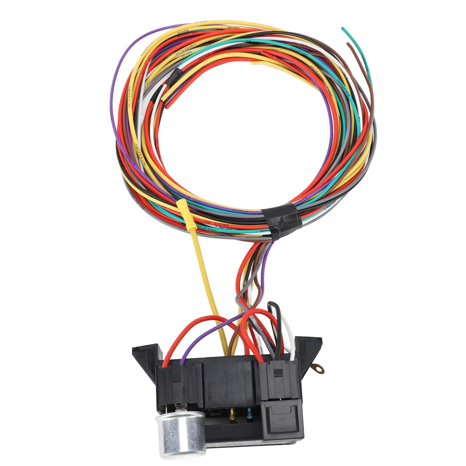 8-Kreis-Universal-Kabelbaum-Kit, 8-Kreis-Kabelbaum, Sicher, Hitzebeständig, Stabil, Zuverlässig, 8-Kreis-Kabelbaum-Kit für Rattenstangen und Autos