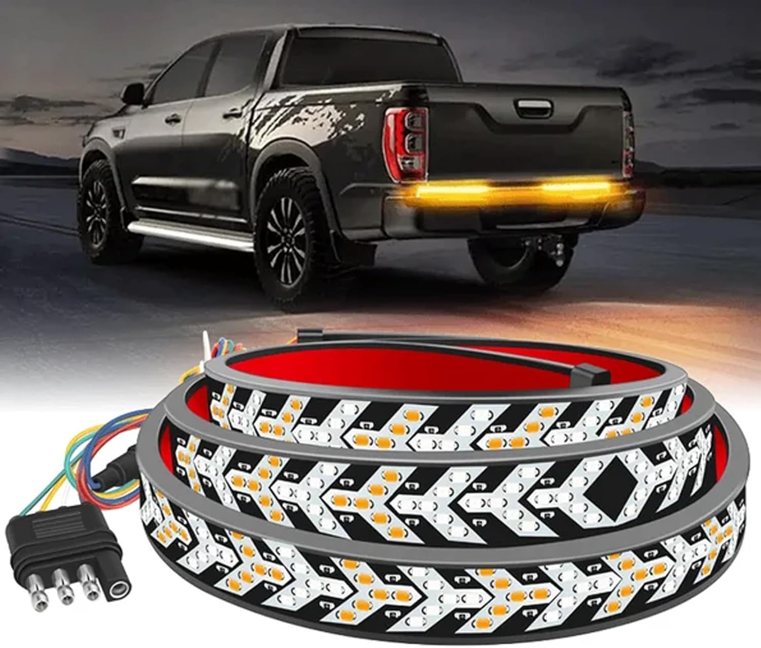 39 in Fall Warning Signal Driving Light Strip, Arrow LED