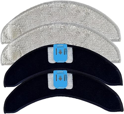 Almohadilla de fregona compatible con iRobot Roomba Combo J7J7+Almohadilla de microfibra para trapear, almohadillas de repuesto de limpieza lavables