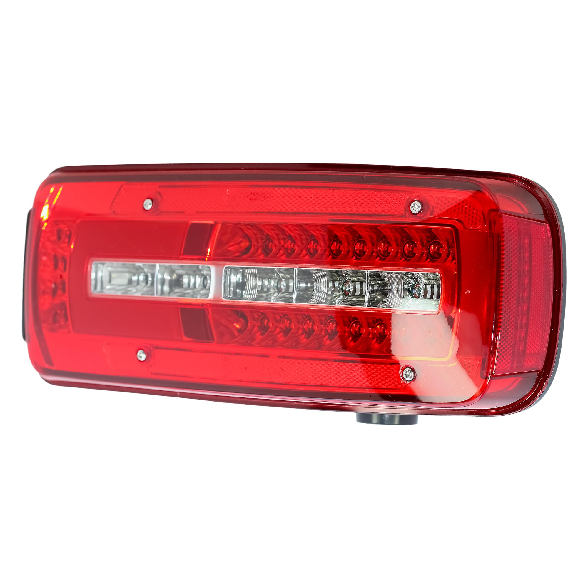 LONGLING Luz trasera trasera derecha 24 V LED luz trasera con detector de marcha atrás enchufe en la parte trasera para camiones DAF XD CF XF XG XG+