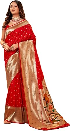 Indian wedding Paithani saree for women Blouse Muslim saari 9667