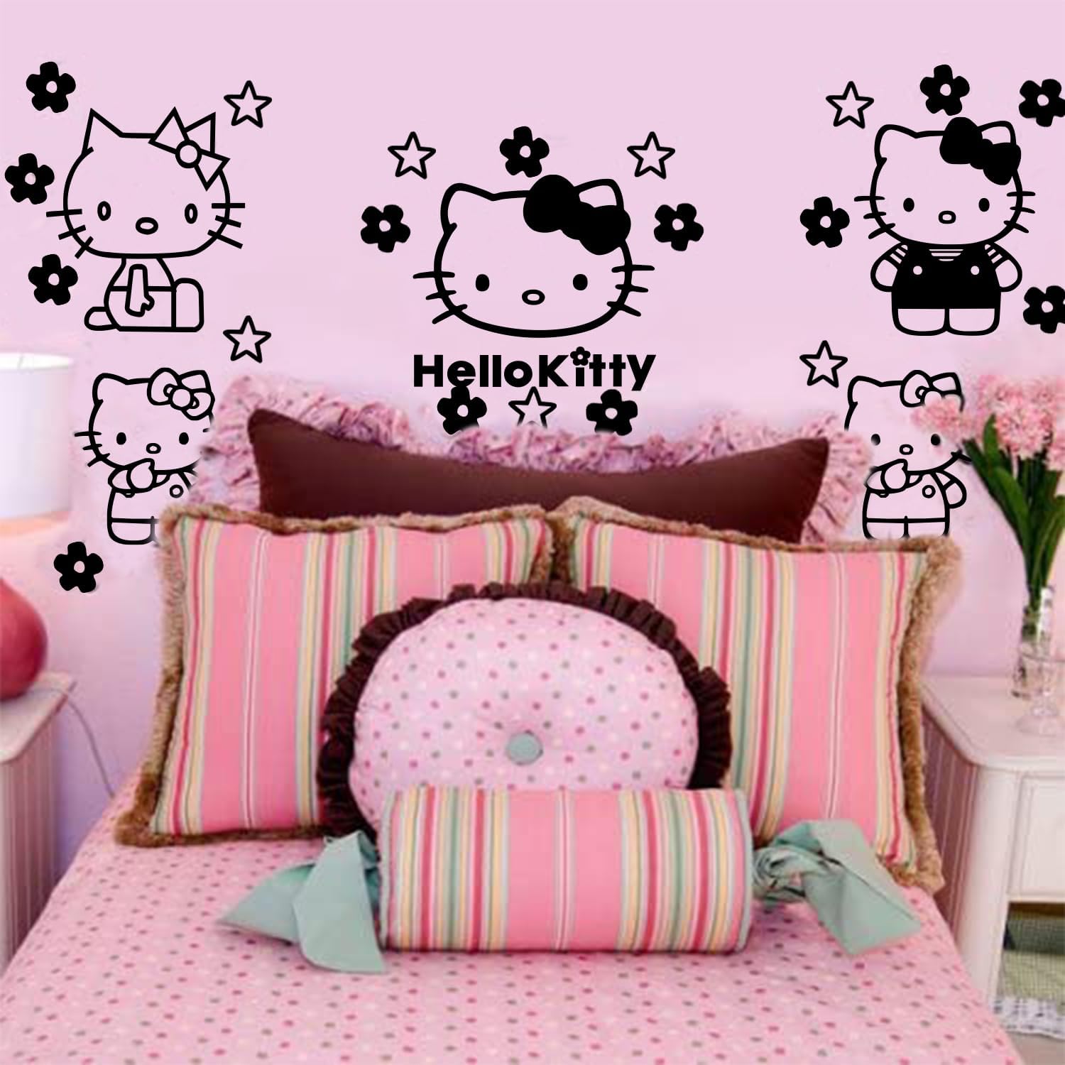 Hello Kitty Inspired Wall Decal Sticker Art Tools & Home