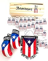 Vista 4 de PRK 14 Puerto Rico Double Six Dominoes Regalos Accesorios de Puerto Rico Boricua Accesorios