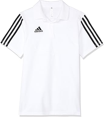 adidas Boy's Tiro 19 Cotton Polo Shirt, White/Black, 11A : Amazon.co.uk:  Clothing