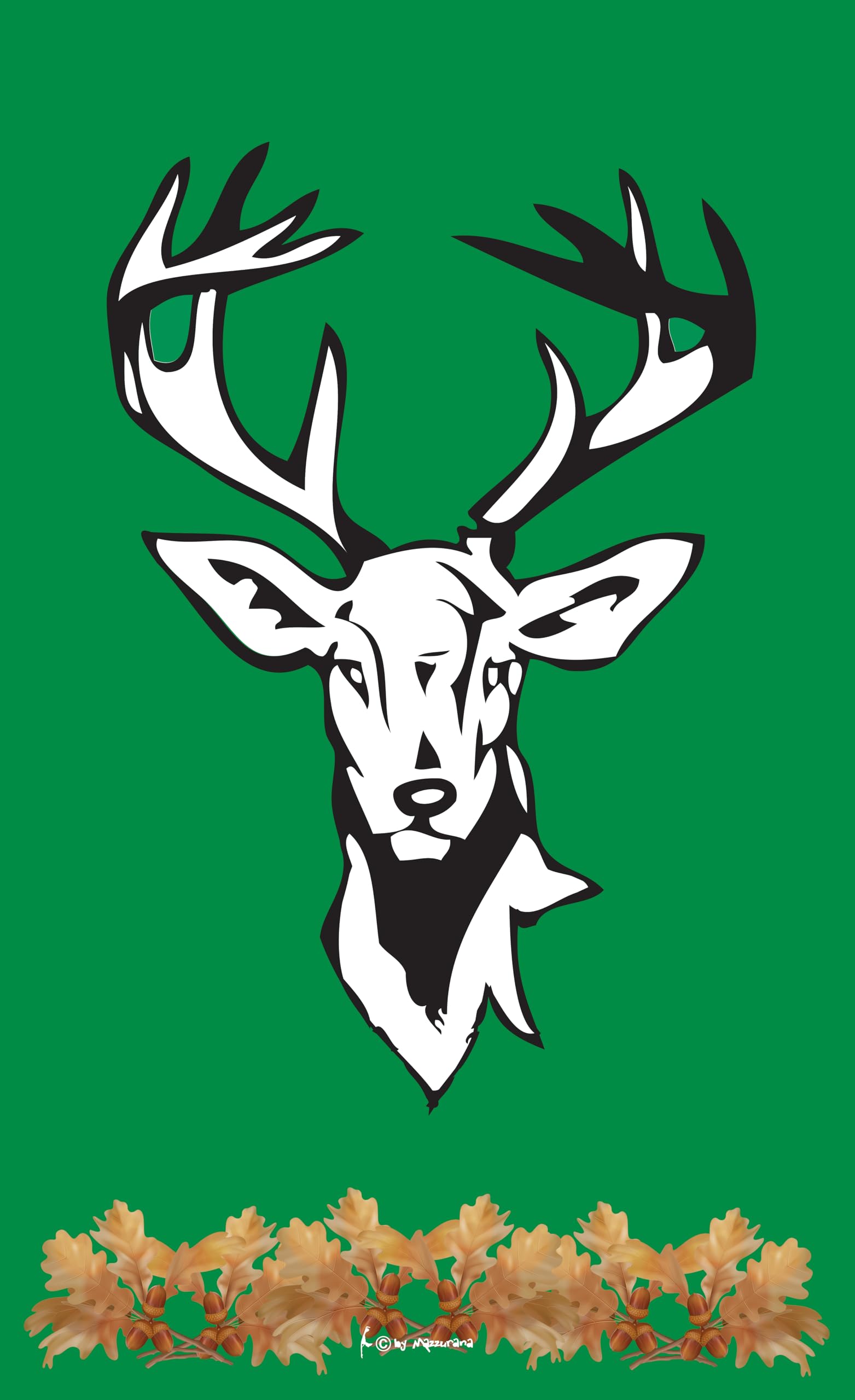 Drapeau de bateau Tête de cerf pour pavoiser votre voilier lors de vos escales estivales