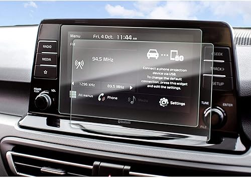 Miniatura 8 de LFOTPP 2 protectores de pantalla de control para Seltos 2021+ de 8 pulgadas, HD, transparente, para navegación de infoentretenimiento táctil,
