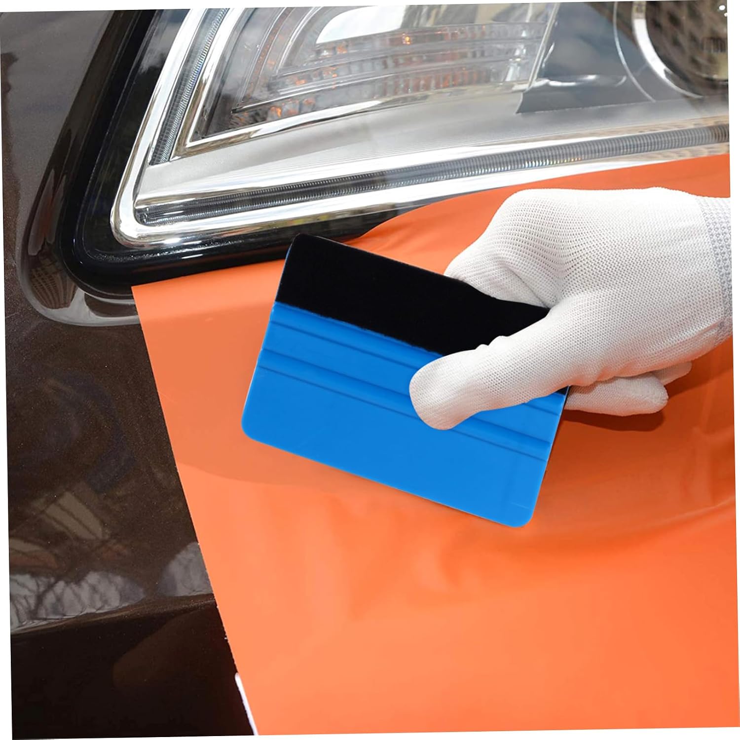 Car Vinyl Wrap Tool Kit 10-Piece Window Tint Application Set for Automotive Use Includes Squeegees Precision Knife and Film Tools
