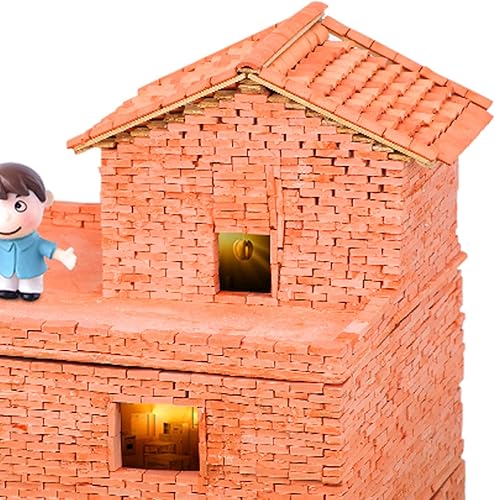 Miniatura 4 de Juego de 80 piezas de azulejos de techo, azulejos en miniatura, azulejos de techo 116, azulejos falsos, modelo de paisaje, accesorios para