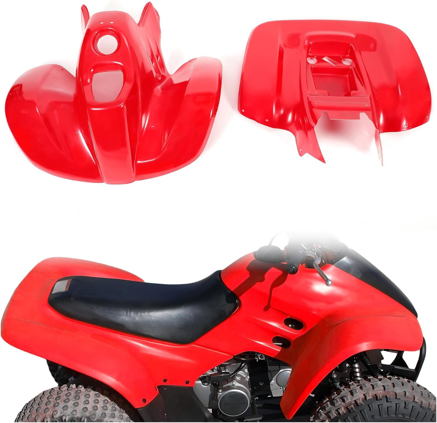 Amazon.com: HECASA Fender Compatible with 93-05 TRX90 Mud Guards