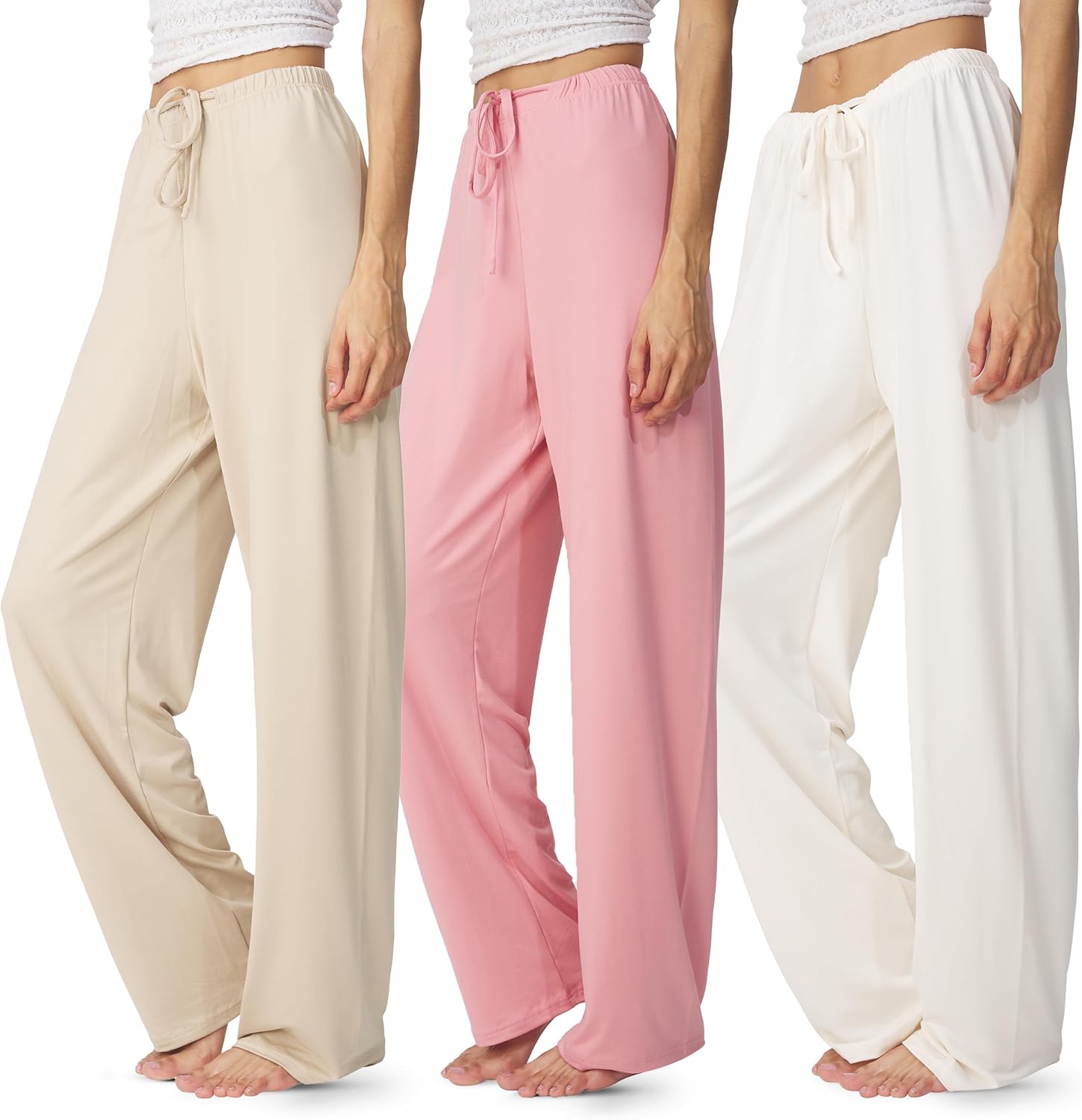 Ultra Performance Womens Pajama PJ Pants 3 Pack Lounge Bottoms Pajamas for Women (Avail in Plus Sizes)