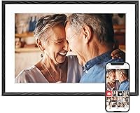Pastigio 10.1'' Frameo WiFi Digital Picture Frame 32GB, 1280x800 HD Touch Screen, Wall Mountable, Auto-Rotate - Gift for Mom, Birthday, Wedding