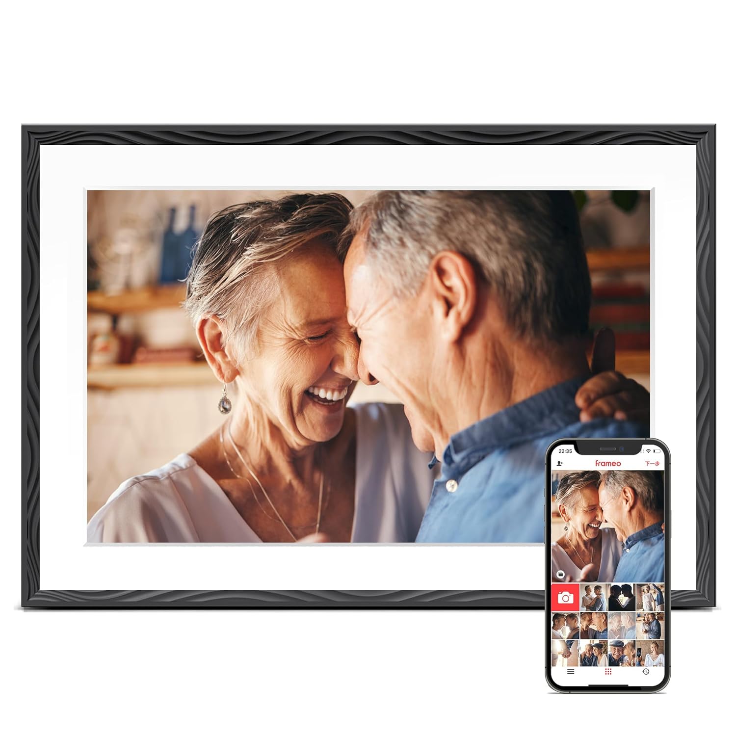 Digital Picture Frame 10 1 Frameo Digital Frame Wifi 32GB Memory 1280 800 HD Touch Screen Digital Photo