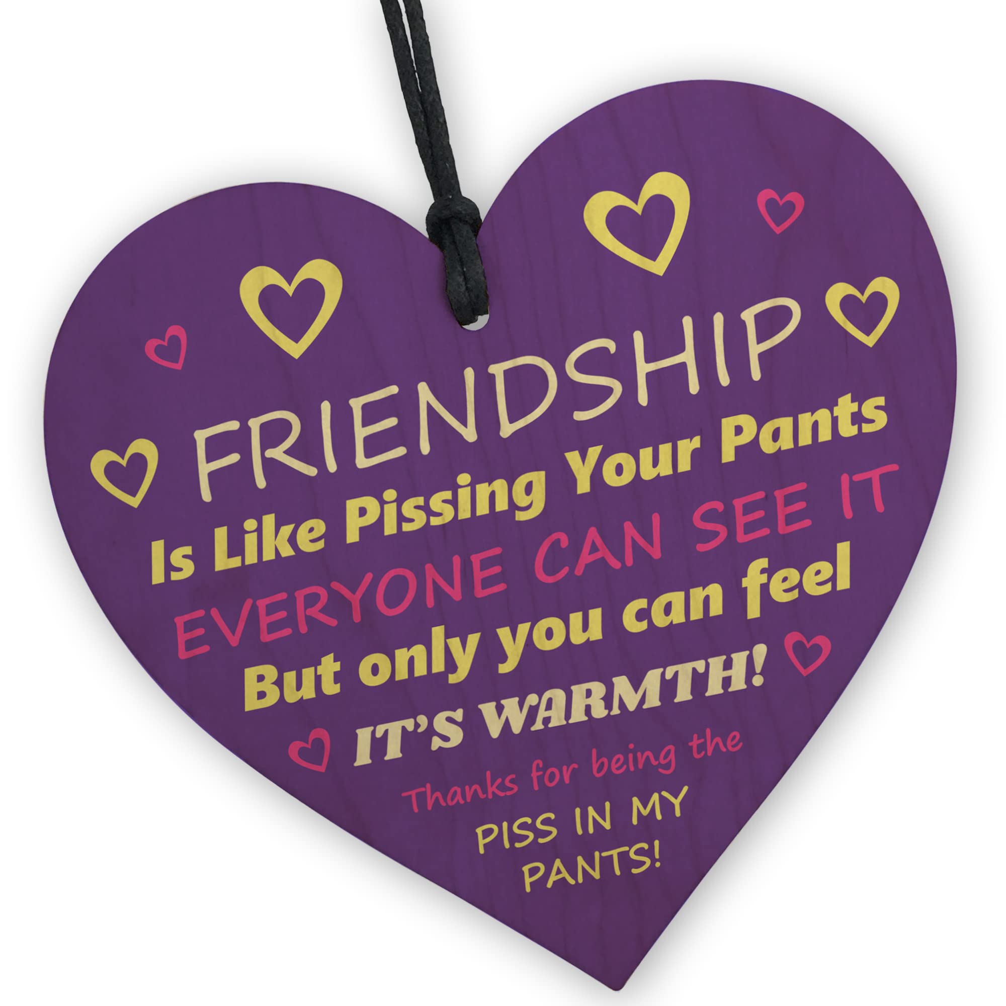 Red Ocean Best Friend Plaque Friendship Gifts For Her Best Friend Birthday Wooden Heart Friendship Gifts For Women Gift Ideas For Best Friend Sister