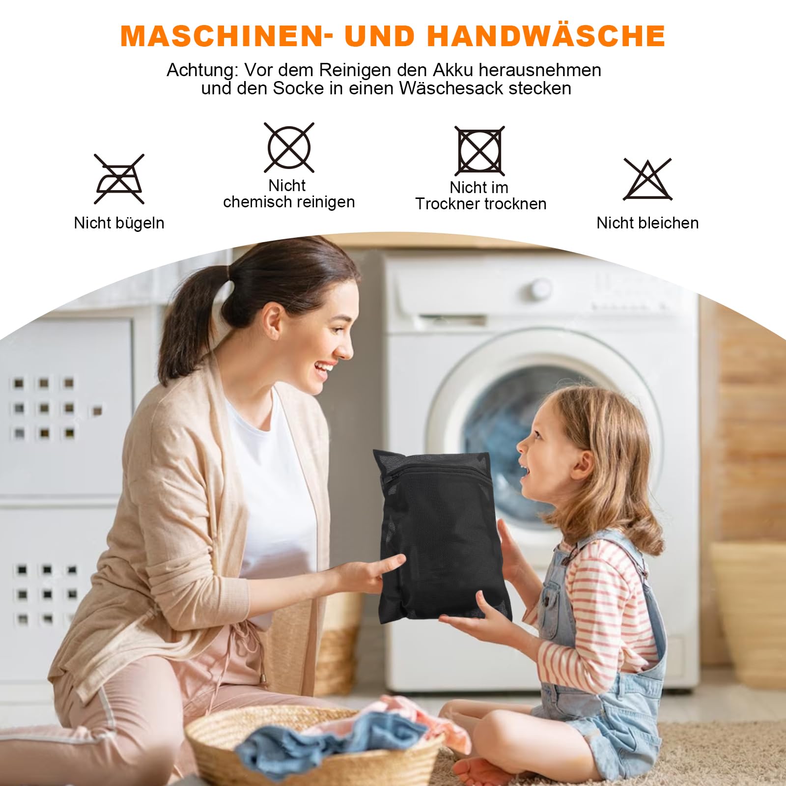 Chaussettes Chauffantes Rechargeables pour Hommes Femmes, 5000mAh Chaussette Chauffante Électrique avec Chauffage Semelle, 3 Niveaux Température, Lavables pour Ski Camping Randonnée Hiver