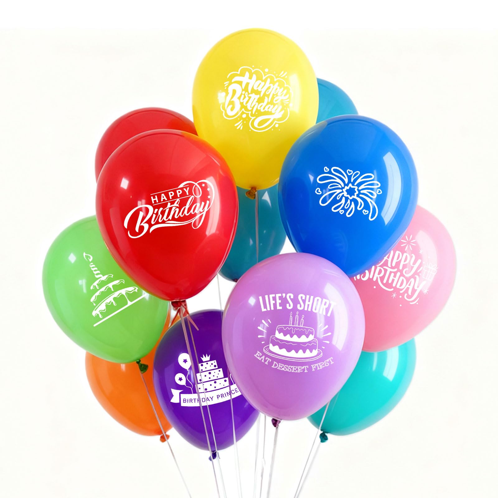 Personalised Balloons with Logo and Text, Customise your Balloon with Logo and Unique Design, Ideal for Weddings, Birthdays, Graduations, Christmas, Halloween and All your Parties (Style 7)