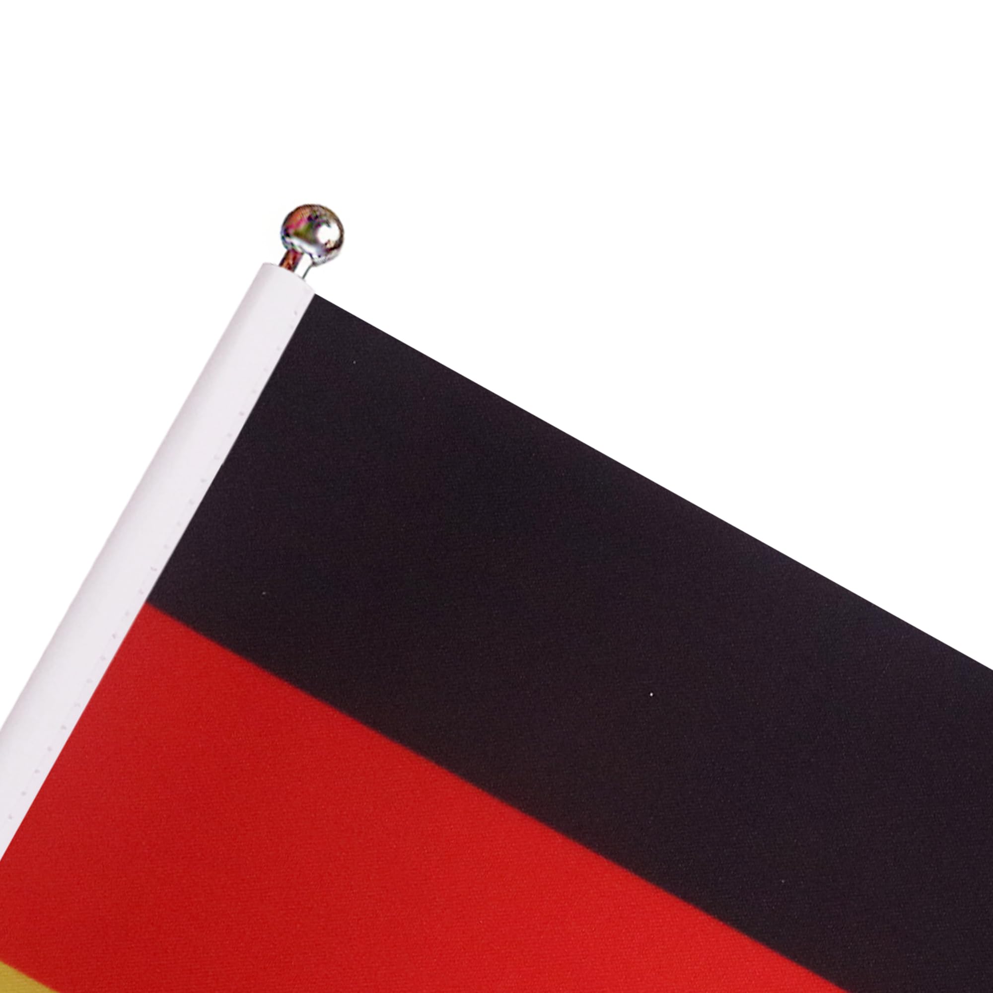 AZ FLAG - Drapeau De Table Allemagne Prestige - Drapeau Allemand De Bureau En Satin Avec Hampe De 30cm Et Socle En Métal - 22x15 cm