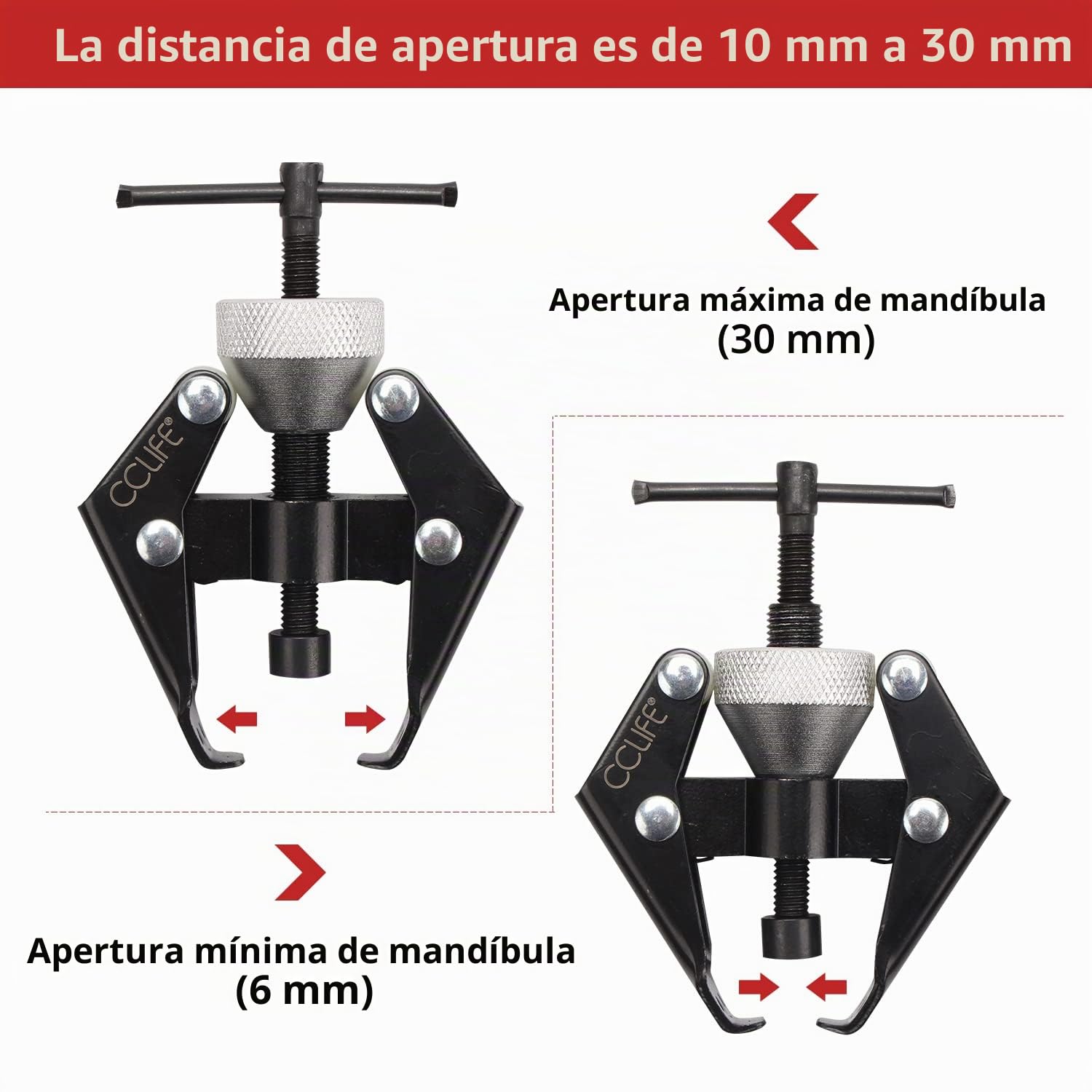 CCLIFE 2 Unidades Limpiaparabrisas Brazo Extractor Universal Brazo Desmontaje Herramienta Ajustable