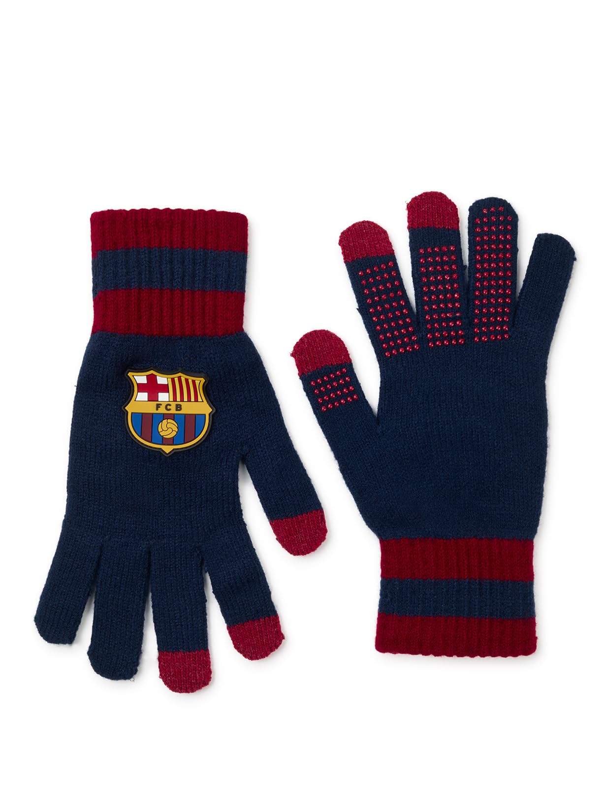 FC Barcelona Guantes para clima frío Oficial Barça Unisex Adulto