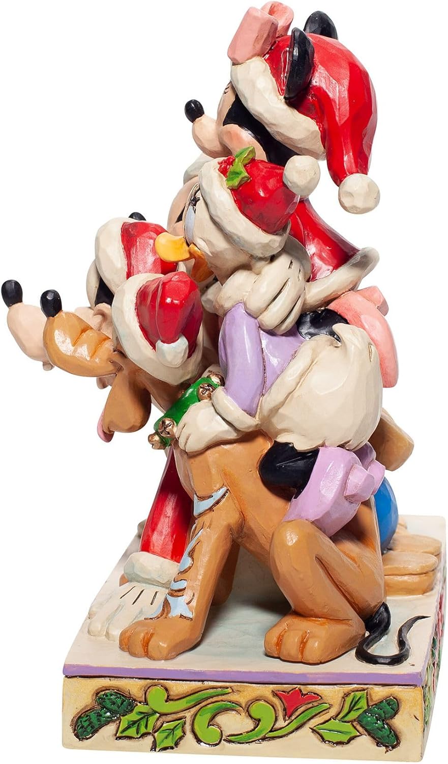 Enesco Jim Shore Disney Traditions Christmas Mickey Mouse and Friends Figurine, 5.91 Inch, Multicolor