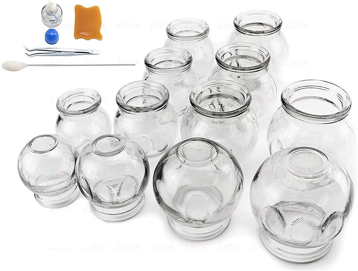 RDE home care 16 Cups Chinese Medical Magnetic Acupuncture Vacuum Cupping Set Professional Cupping Kit Cupping Therapy Set 16 Glass Cups for Acupuncture Vacuum Therapy (B0BXP9D43F) Amazon Price History, Amazon Price Tracker