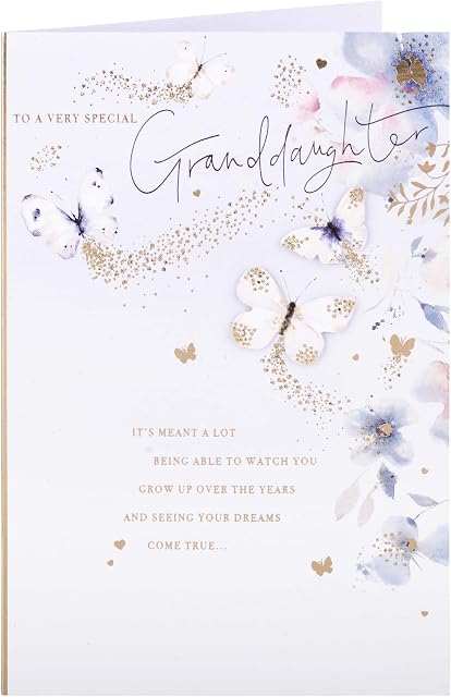 Clintons: Very Special Granddaughter Birthday Card 241x161mm, multi, 1149164
