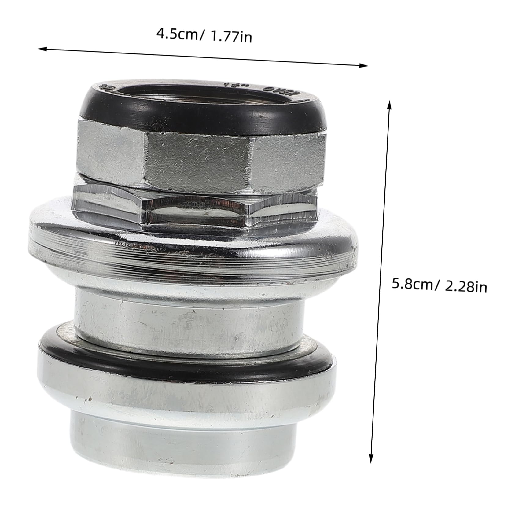 Totority Bicycle Headset Bike Accessory Tapered Stack Headset Metal Bike Front Fork Stem Stable Ride Experience