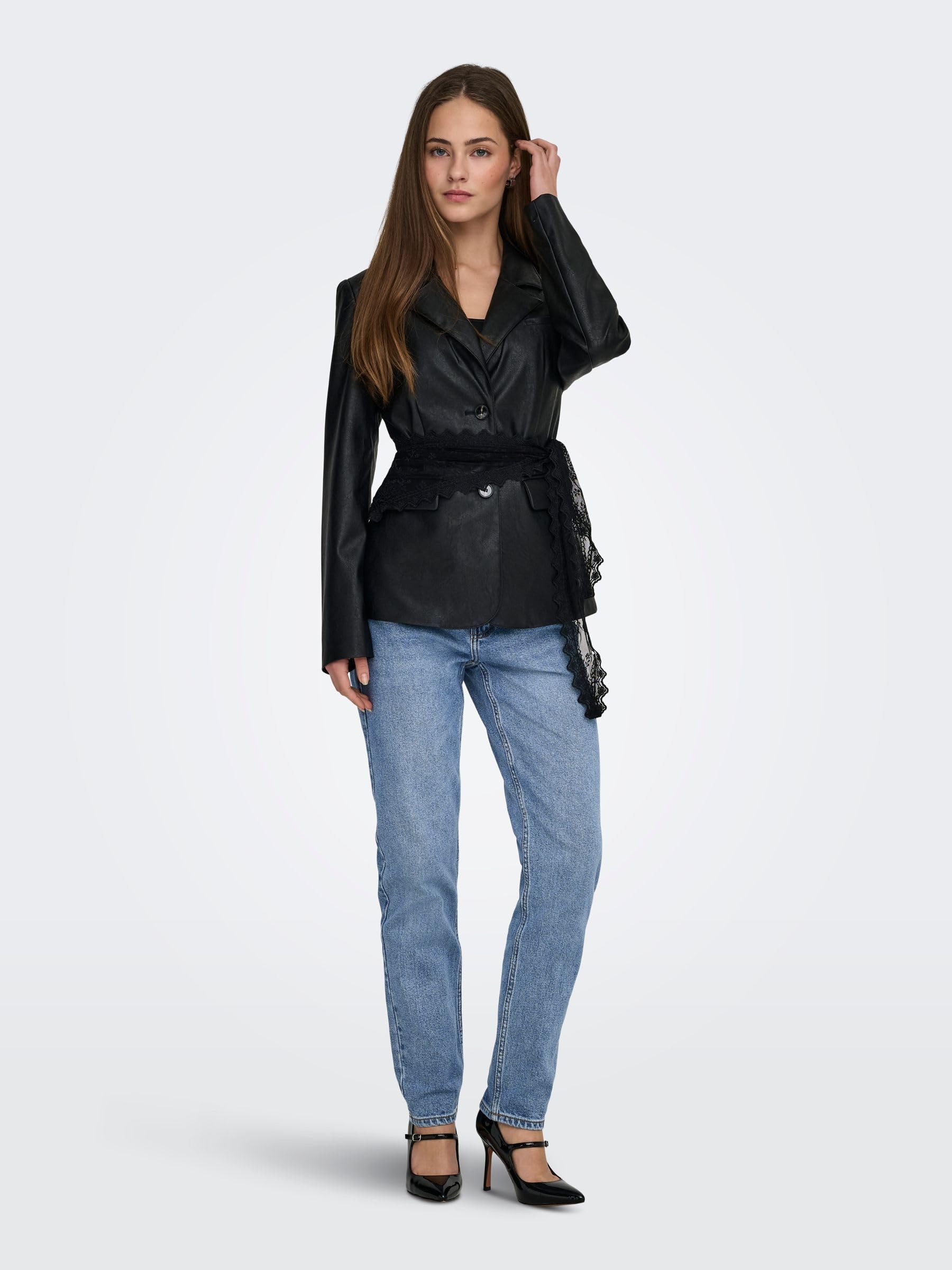 ONLY Straight Fit Jeans ONLEMILY High Waist Straight Fit Jeans