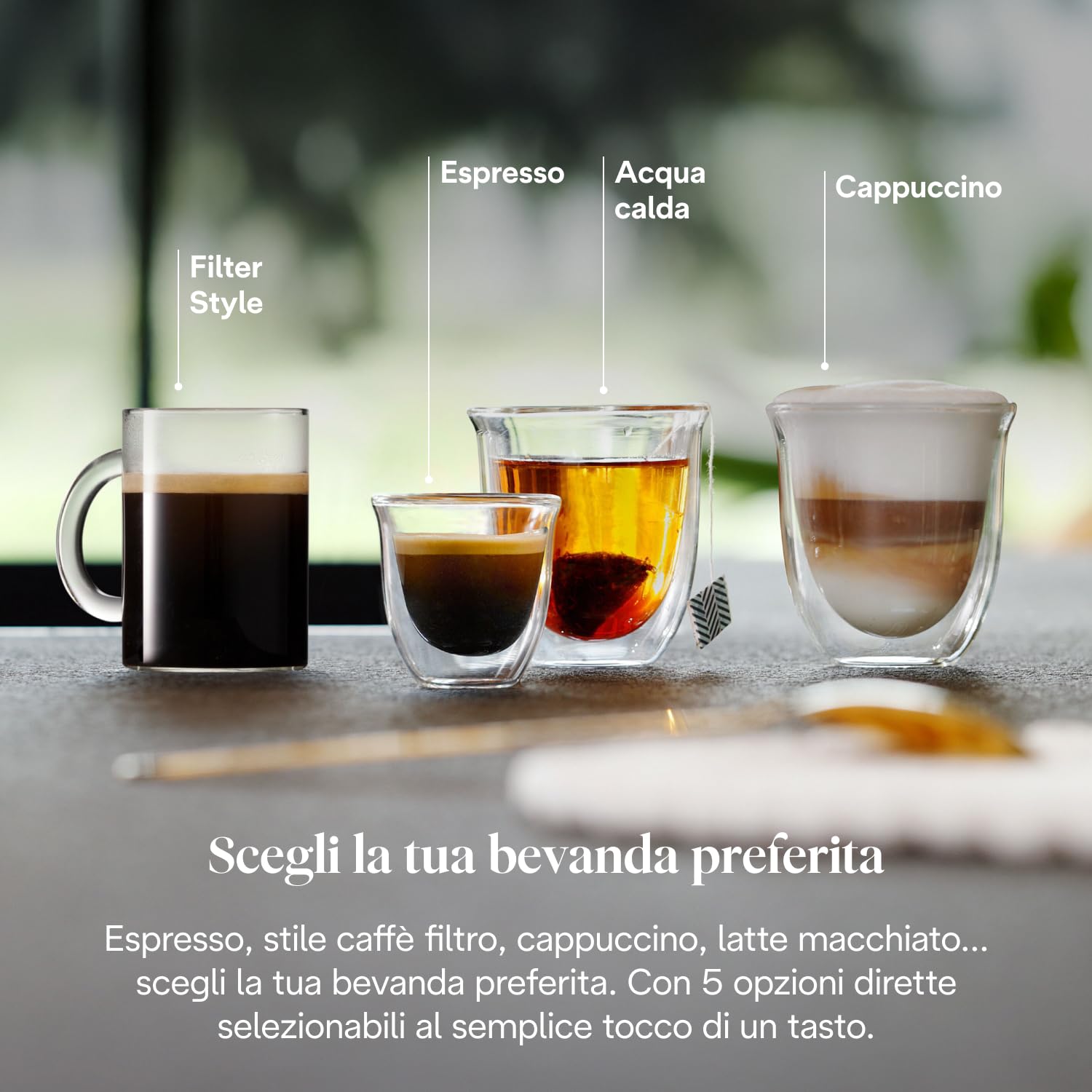 De’Longhi Magnifica Start – Perfetto Macchina da Caffè Automatica, LatteCrema Montalatte Automatico, 4 Bevande in un Solo Tocco per Espresso e Cappuccino, Comandi Soft Touch, Nero (ECAM220.91.B)