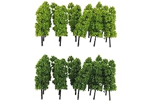 Z Scale Mixed Micro Model Train Trees Decorations