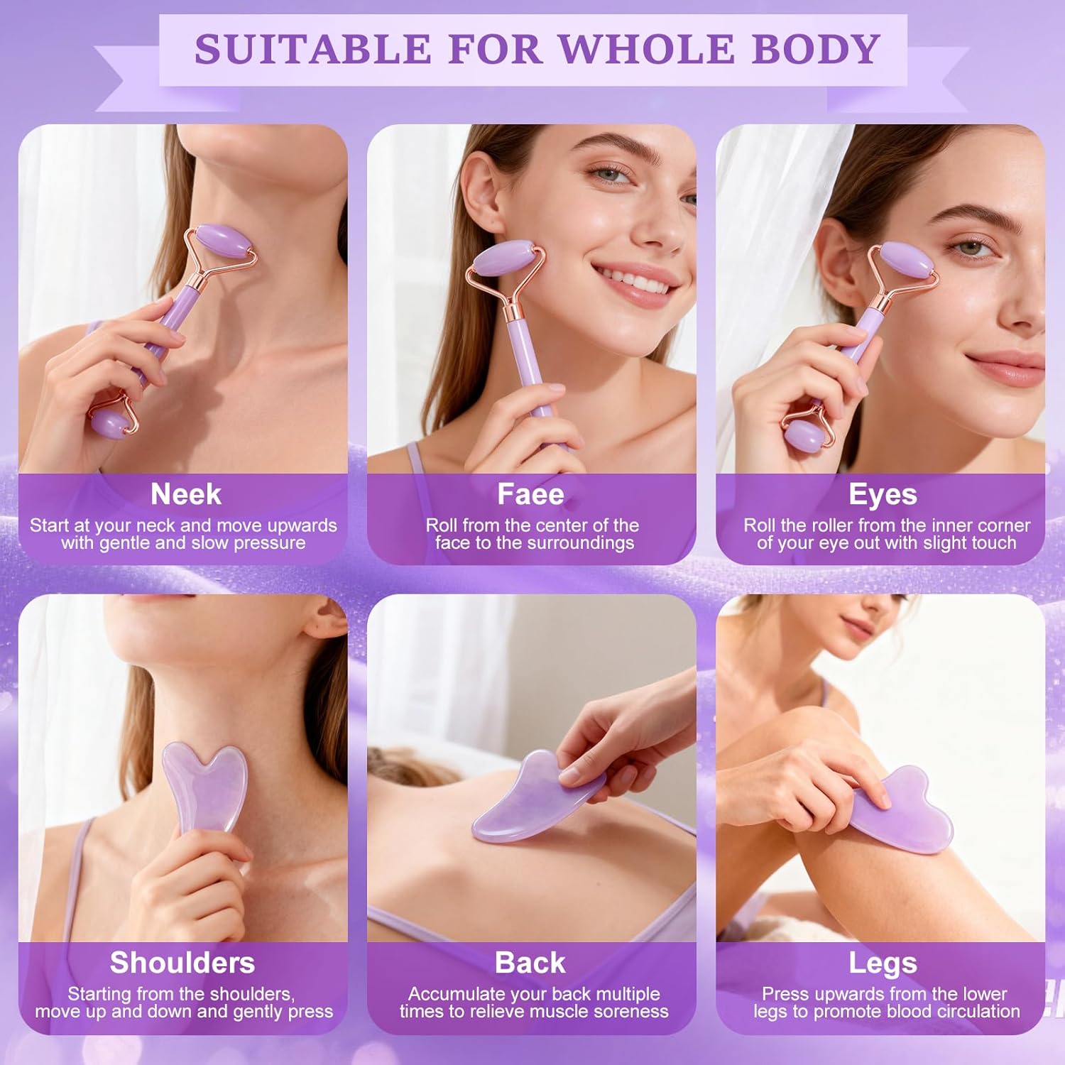 Gifts Basket for Women & Teen Girls Purple Relaxing Bath Gifts Basket Set Birthday Gifts Ideas for Women Relaxing Spa Gifts Self Care Gifts Box for Female Friends Gift - Image 6