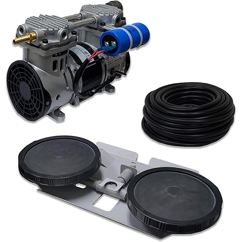 HALF OFF PONDS Pro Aeration System for up to 2 Acres Ponds & Lakes 1/2HP Kit System Only- APRPS1