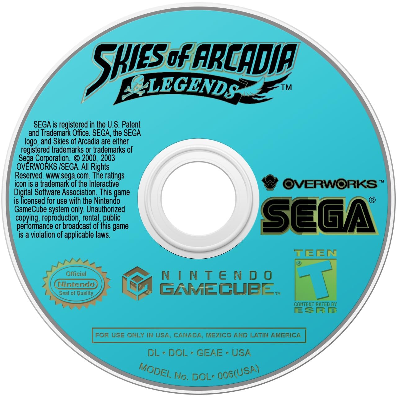 Skies of Arcadia Legends (Europe) (En,Fr,De,Es) ISO