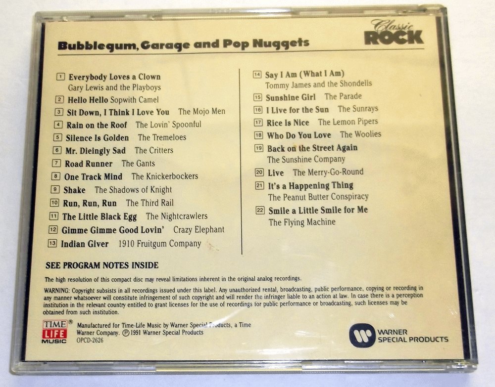 Classic Rock: Bubblegum, Garage and Pop Nuggets