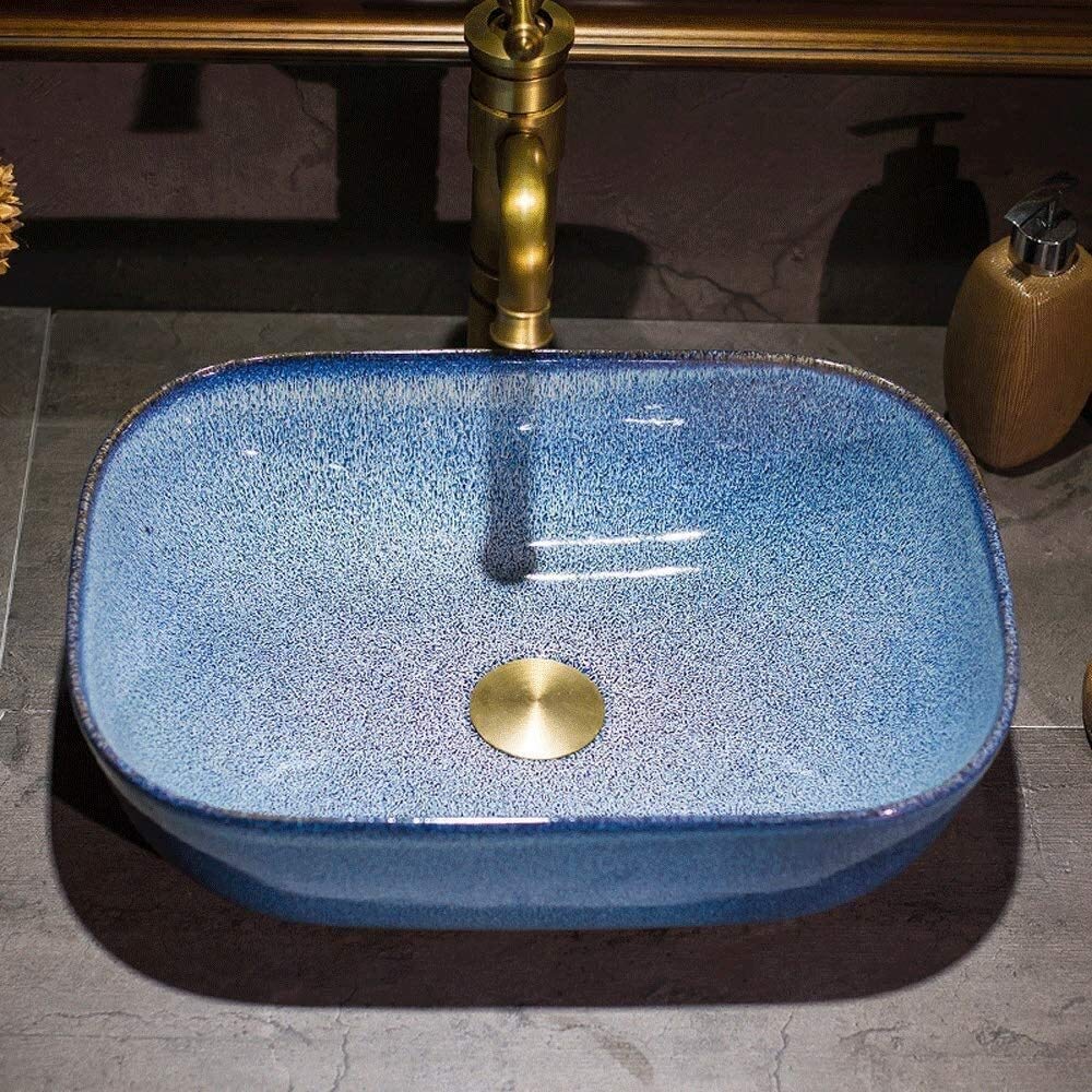 Szafka Pod Umywalkę Z Umywalką, Umywalka Nablatowa, Umywalka Nablatowa Blue Starry Sky, Umywalka Nablatowa, Porcelanowa, Ceramiczna, 16 Cali
