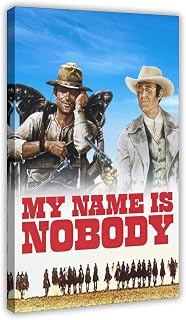 SHUBIAO My Name Is Nobody Old Movie Classic Poster Retro 4 Canvas Poster Wall Art Decor Print Picture Paintings for Living Room Bedroom Decoration Frame:24x36inch(60x90cm)