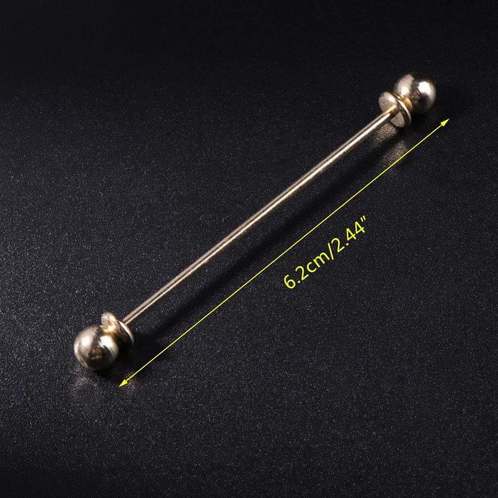 Portable Tie Clip Collar Clasp, Men Shirt Pins,