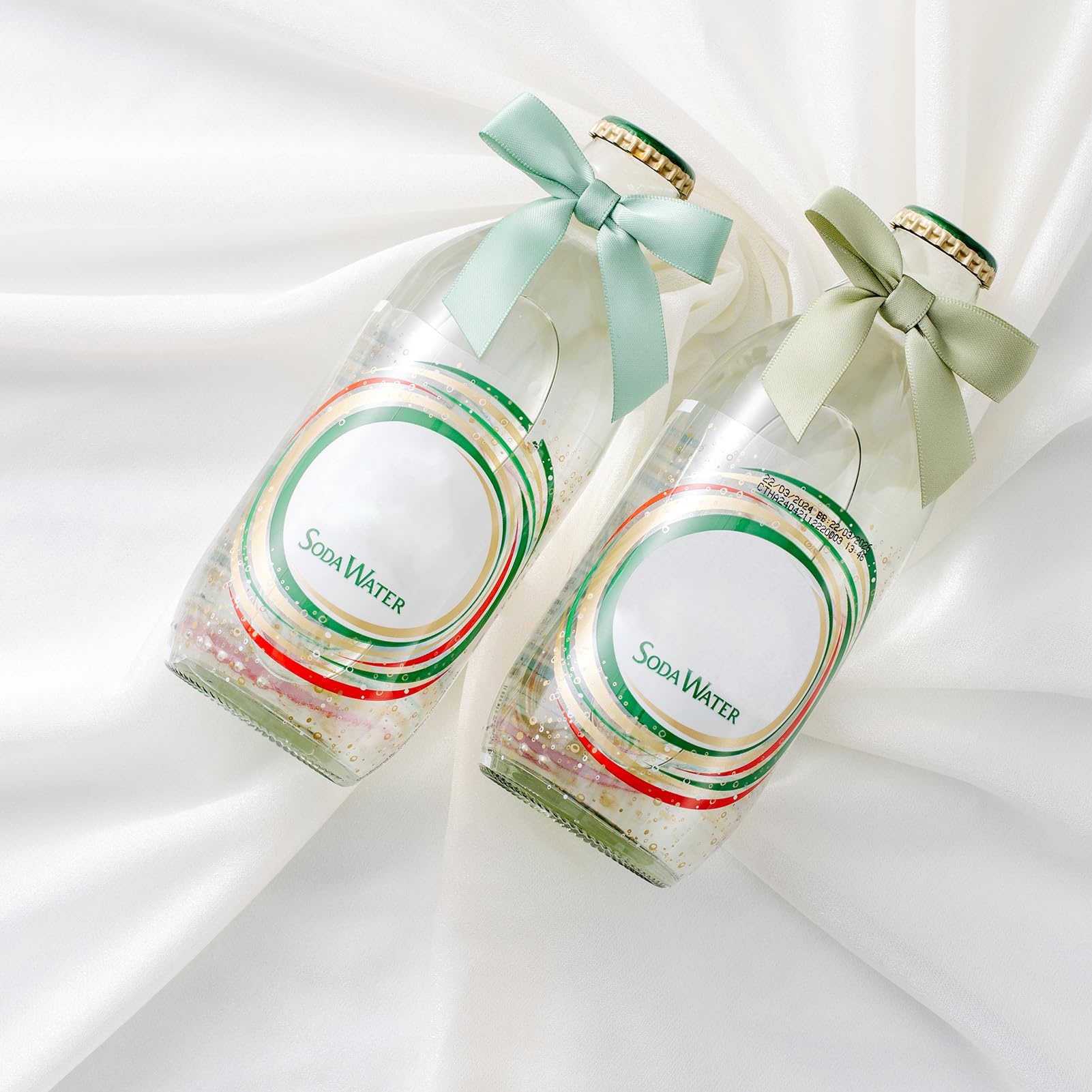 MORSUNBELA 50 Lazos de Regalo para Navidad, Beige y Crema Bodas y envoltorios de Regalo