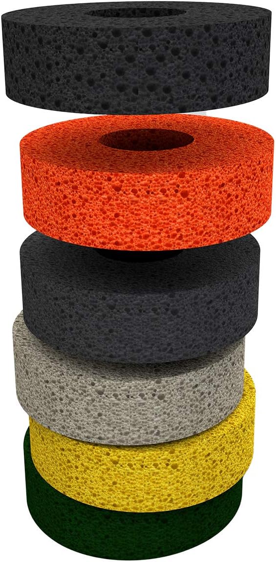 CURBX sample set, 6 strengths – Premium shock absorber for thumbstick – Aim assist for PS4, PS5 and Xbox – Analogue stick for FPS & TPS