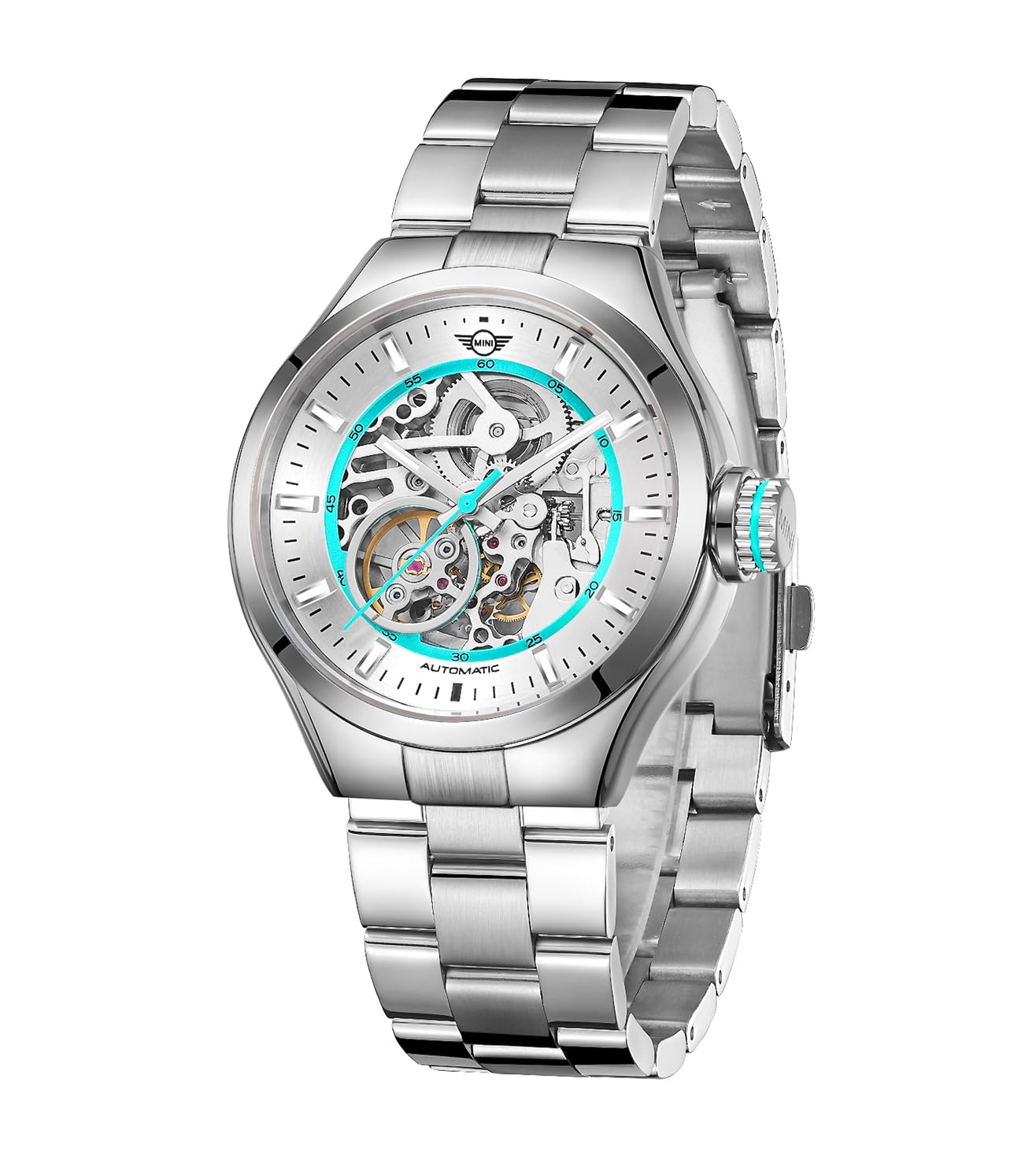 MINI Cooper 161823A Mechanical Skeleton Automatic Analog Watch for Unisex (B0CZXL7WHC) Amazon Price History, Amazon Price Tracker