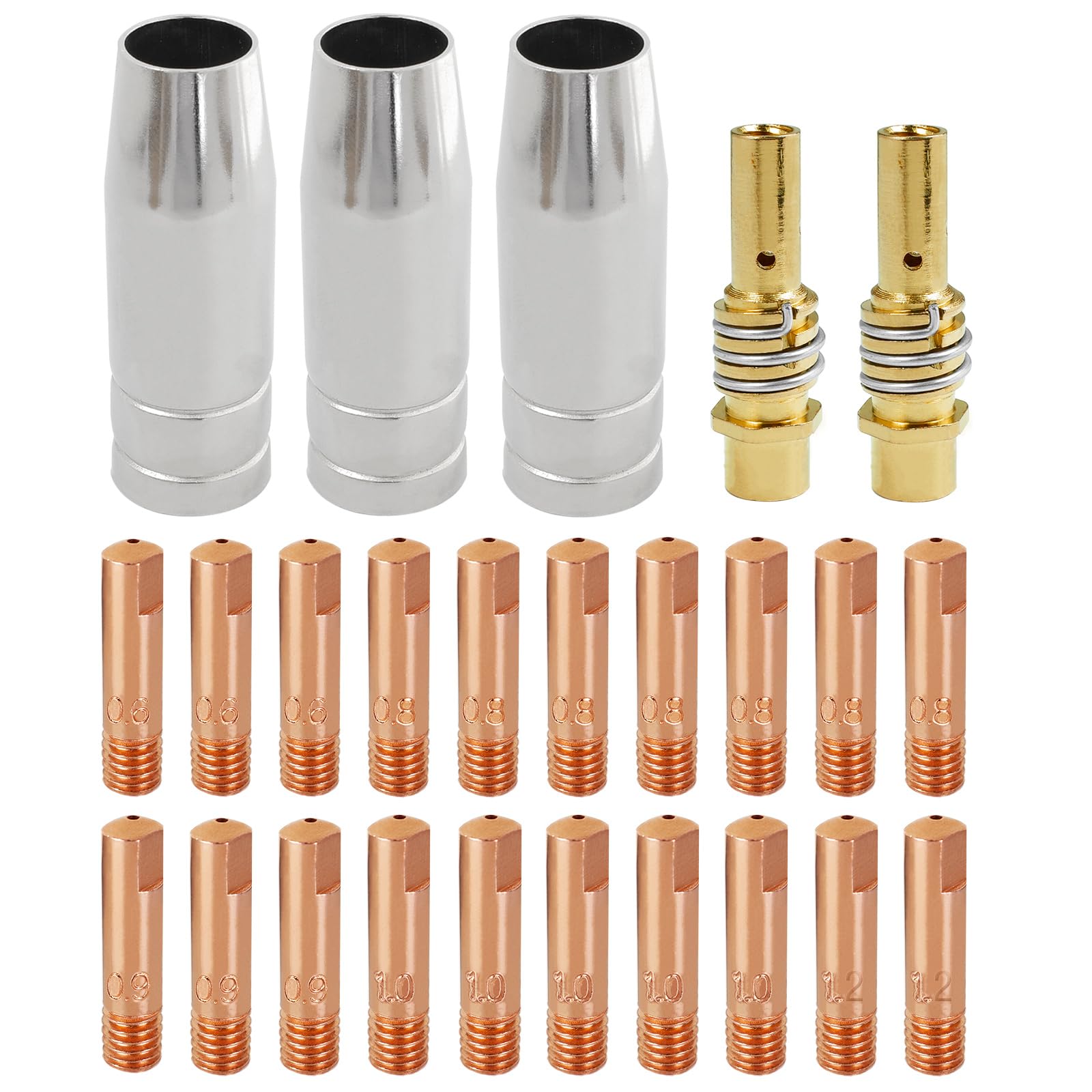 RYXZEN MIG Welder MB15 AK MIG Welding Gun Accessory Kit 25PCS
