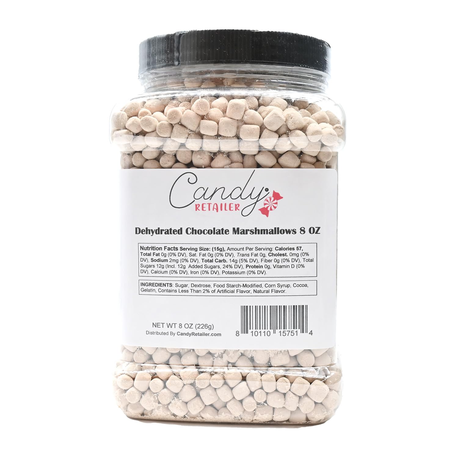 Candy Retailer Dehydrated Chocolate Marshmallows (8 Ounce)