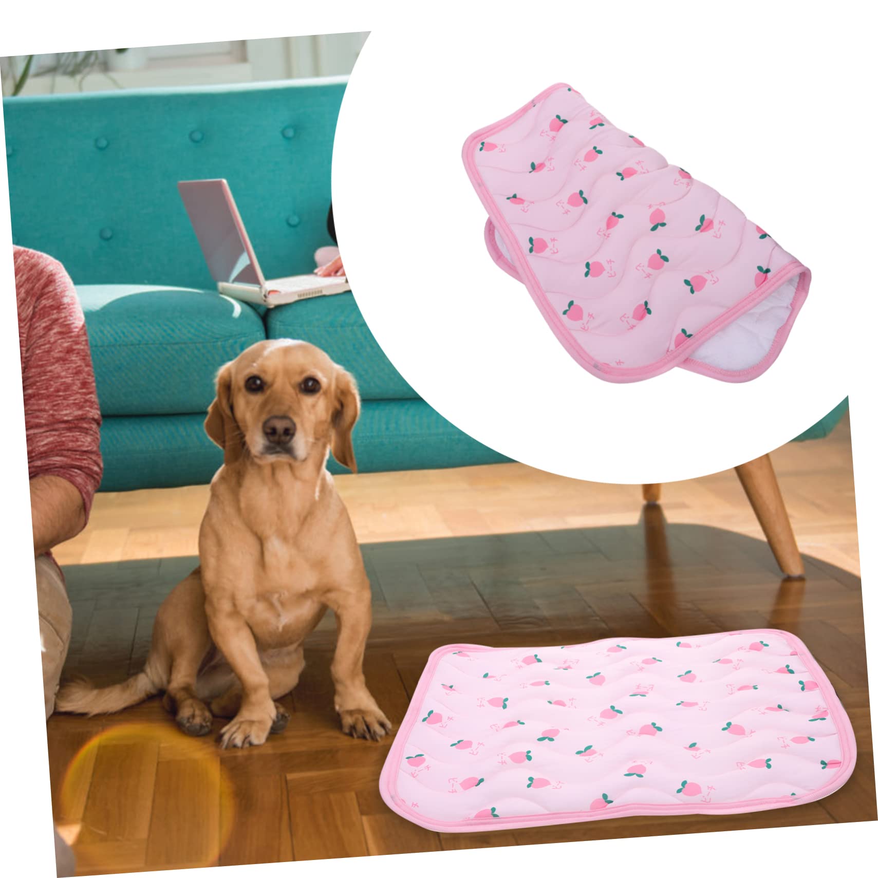 POPETPOP Cat Dog Cooling Cushion Pet House Cooling Mat Adorable Printing Safe Comfortable Exquisite Craftsmanship Pet Sleeping Pad