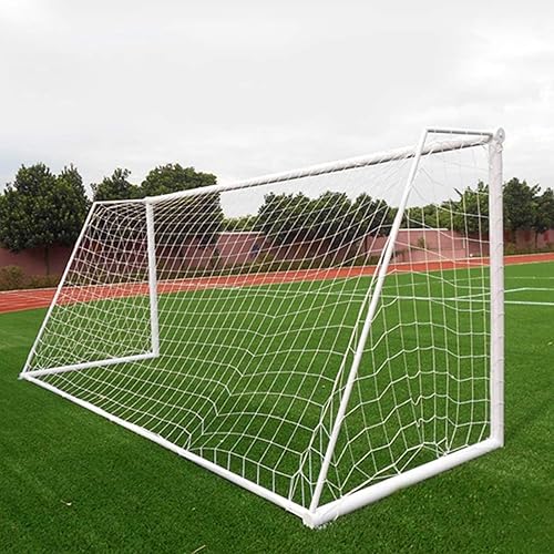 Red de portería de fútbol de polietileno de tamaño matrimonial, poste no incluido
