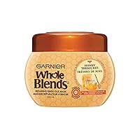 Vista 11 de Garnier Whole Blends Honey Treasures Máscara reparadora para cabello seco y dañado, 11.5 onzas líquidas, 2 unidades (el embalaje puede variar)