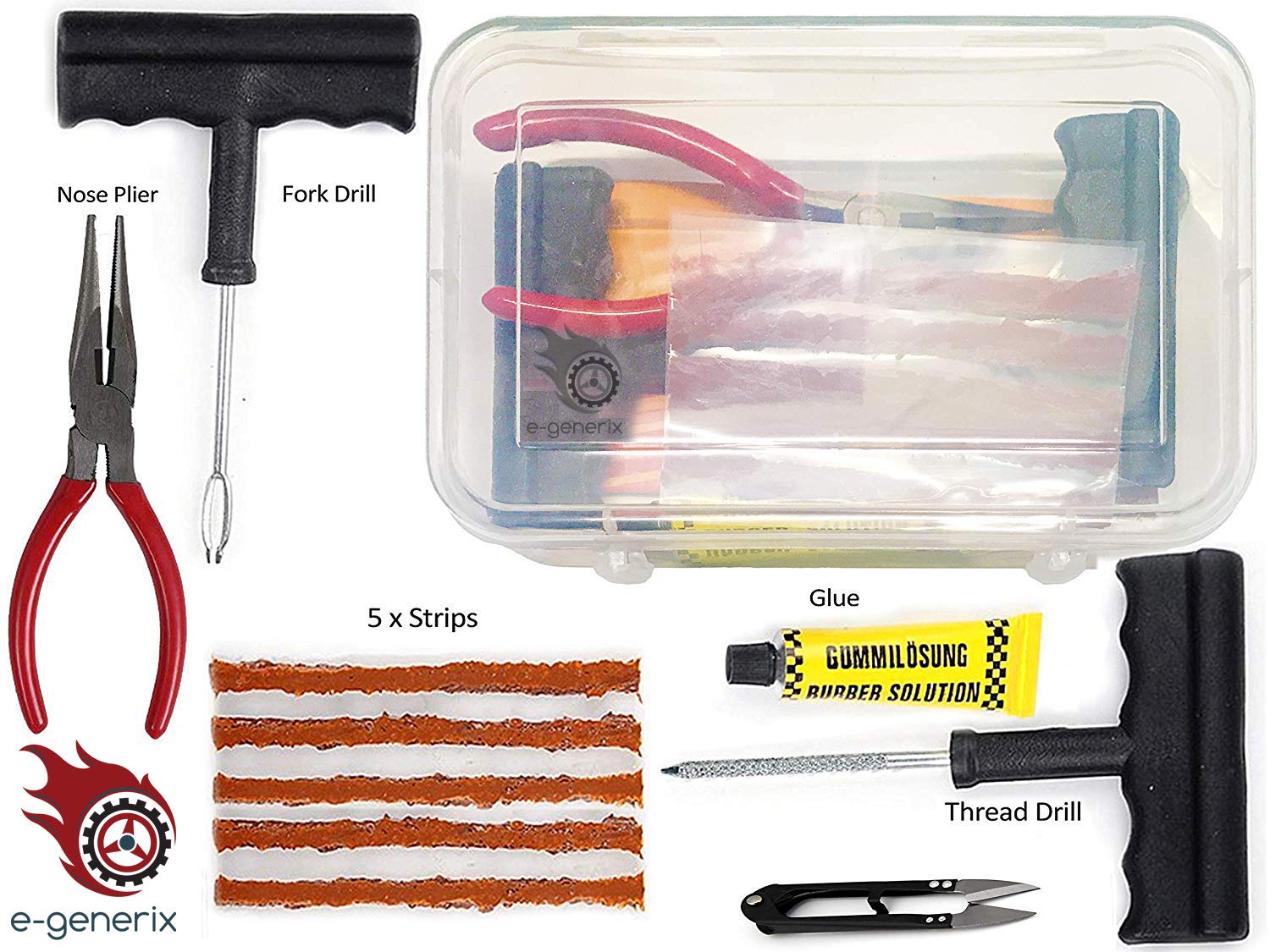 tubeless tire puncture kit